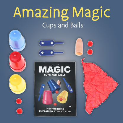 Magic Kit-Amazing Magic Cups and Balls