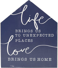 Load image into Gallery viewer, &quot;Love Brings Us Home&quot; Wooden Sign
