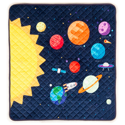 Outer Space Adventure Minky Playmat