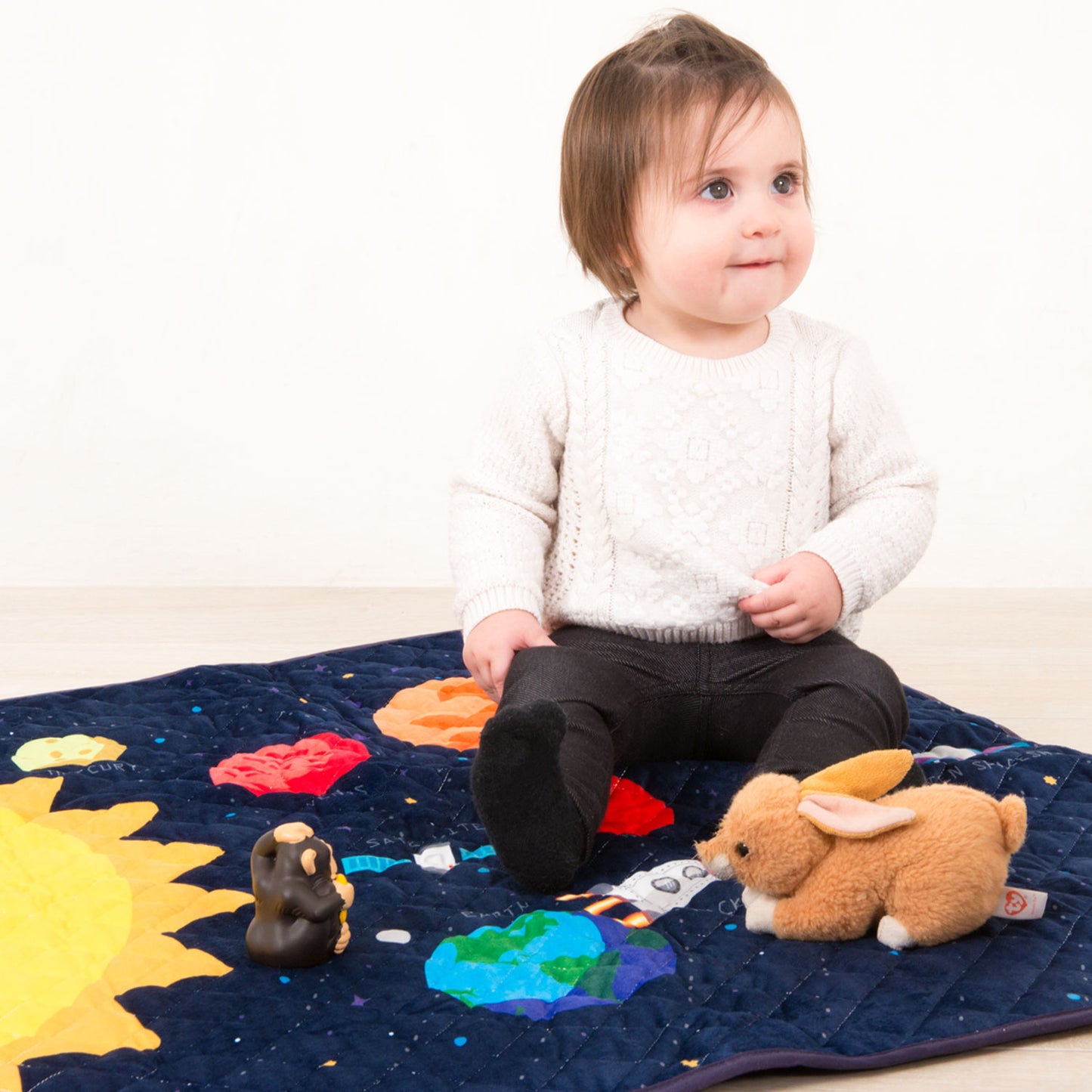 Outer Space Adventure Minky Playmat