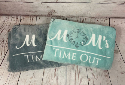 Mom's Time Out Blanket (Teal)