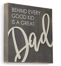 Load image into Gallery viewer, &quot;Great Dad&quot; Wooden Sign
