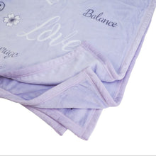 Load image into Gallery viewer, Words of Affirmation Throw Blanket (Lavender)
