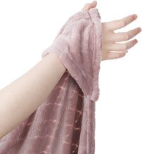 Load image into Gallery viewer, Convertible Cozee 2-1 Throw Blanket + Pillow (Mauve)
