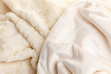 Load image into Gallery viewer, Minky Faux Fur Blanket (Ivory)
